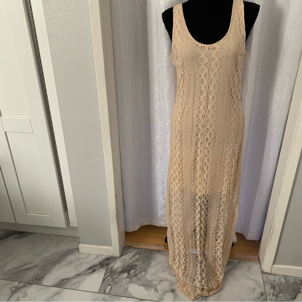 ROMEO & JULIET COUTURE LACEY Maxi Dress Sz:M